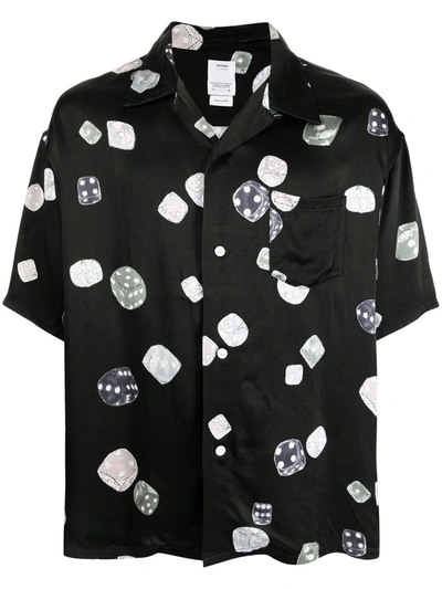 Shop Visvim Graphic-print Short-sleeve Shirt In 黑色