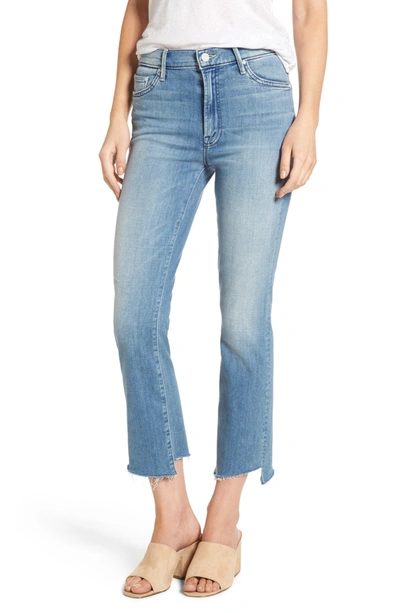 Shop Mother The Insider Step Hem Crop Bootcut Jeans In When Sparks Fly