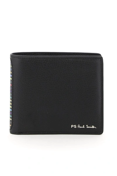 Shop Ps By Paul Smith Ps Stripe Wallet In Black (black)