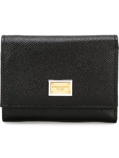 Shop Dolce & Gabbana Dauphine' Wallet In Black