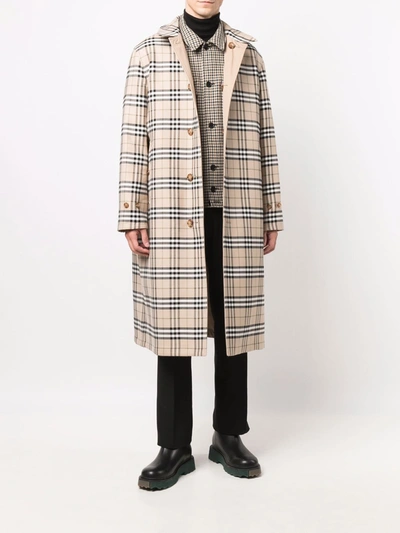 Shop Burberry Coats Beige