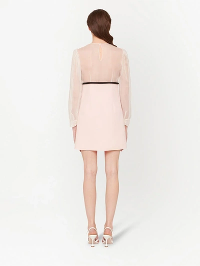 MIU MIU Bow-embellished crepe dress, Sale up to 70% off