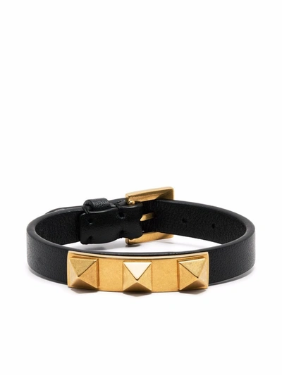 Shop Valentino Bracelet In Black