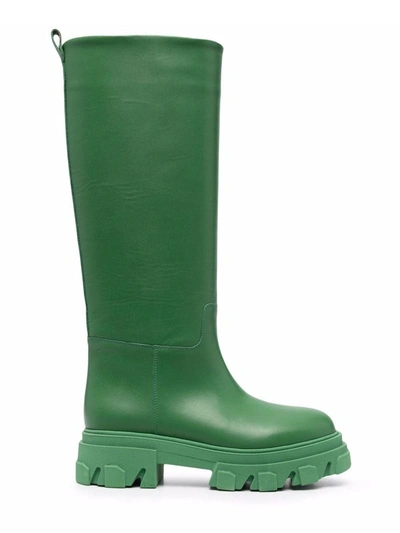 Shop Gia X Pernille Green Perni 07 Tubular Combat Boots