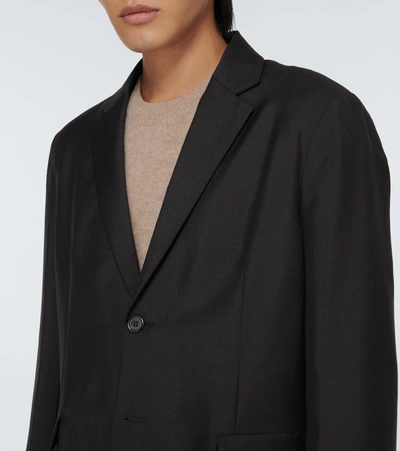 Shop Acne Studios Wool-blend Blazer In Black