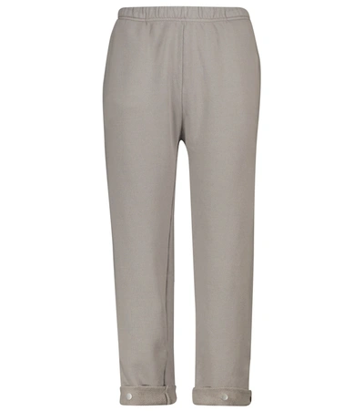Shop Les Tien Cotton Sweatpants In Grey