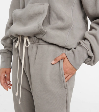 Shop Les Tien Cotton Sweatpants In Grey