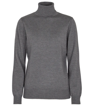 Shop Apc Sandra Wool Turtleneck Sweater In Grey