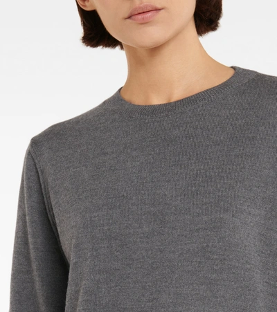 Shop Apc Savannah Wool Sweater In Grey