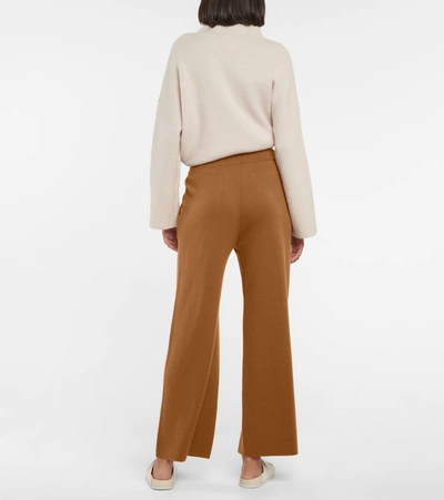 Shop Jardin Des Orangers Wool And Cashmere Pants In Brown