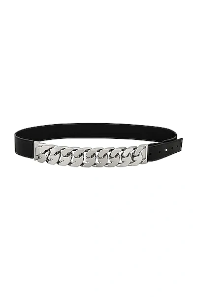 Shop Givenchy Half G Chain Belt In Black