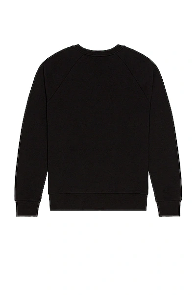 Shop Balmain Printed Sweatshirt In Black & White