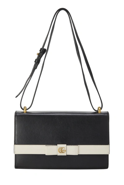 Pre-owned Gucci Black Leather 3-way Convertible Clutch