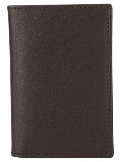 Shop Comme Des Garçons Wallet Plain Bifold Wallet In Brown