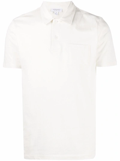 Sunspel Riviera Short-sleeve Polo Shirt In Gelb