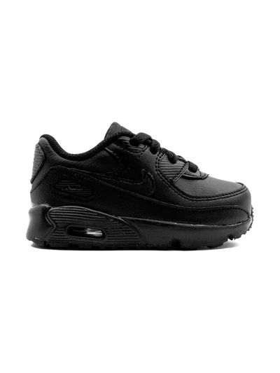 Shop Nike Air Max 90 "triple Black" Sneakers In 黑色