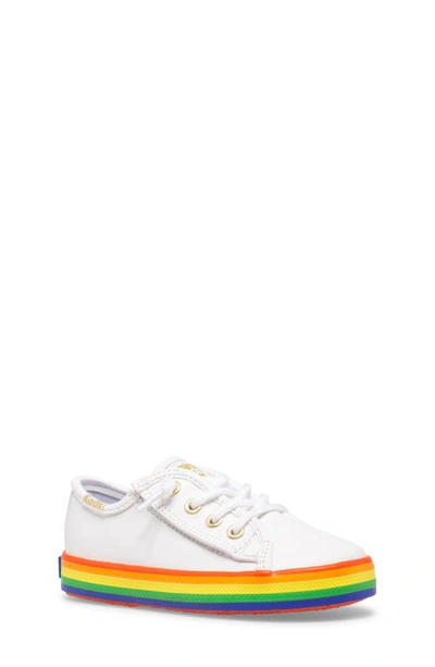 Shop Kedsr Kickstart Sneaker In White/ Rainbow