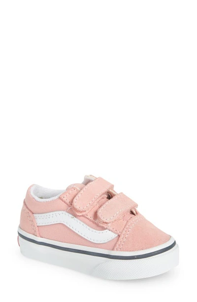 Shop Vans Old Skool Sneaker In Powder Pink/ True White