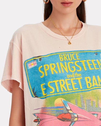 Shop Madeworn Springsteen Graphic T-shirt In Pink