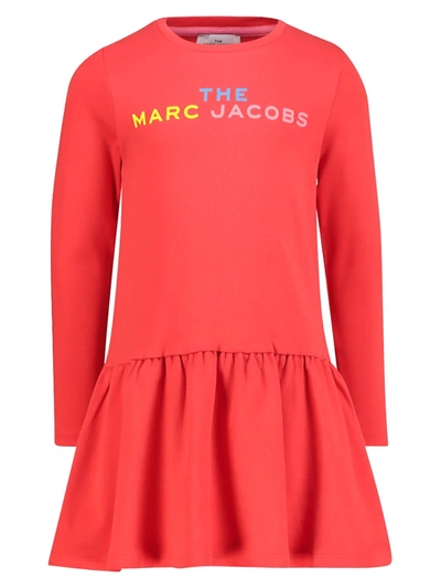 Shop The Marc Jacobs Kids Dress For Girls In Red