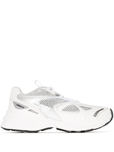 Shop Axel Arigato Marathon Runner Low-top Sneakers In Weiss