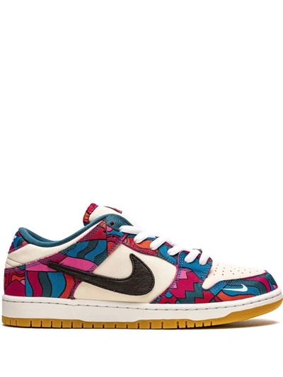 Shop Nike X Parra Dunk Low Sb "abstract Art" Sneakers In White