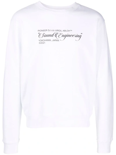 Shop Off-white Pioneer Painting Sweatshirt In Weiss
