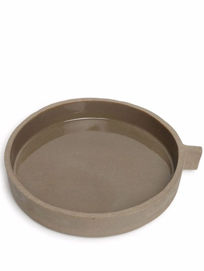 Shop Serax Cement Stoneware Serving Plate In Grey