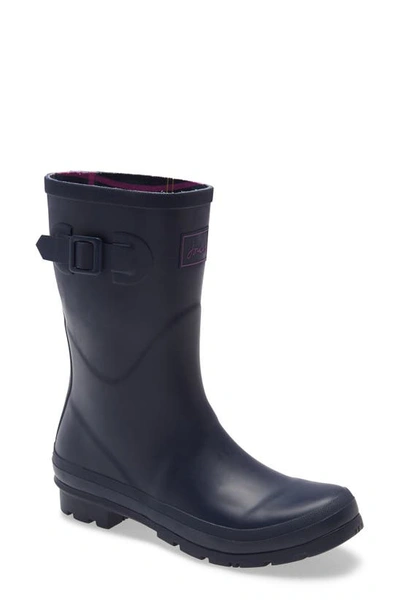 Shop Joules Kelly Welly Waterproof Rain Boot In French Navy
