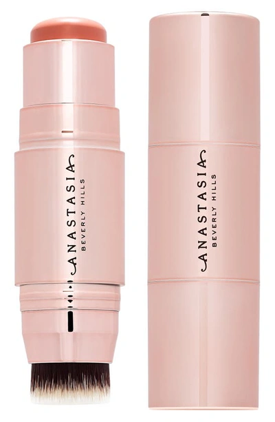 Anastasia Beverly Hills Cream Stick Blush With Brush Applicator Peachy Keen 0.28 oz/ 8 G In Peachy Keen