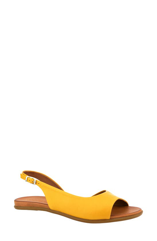 Unity In Diversity Kira Slingback Sandal In Mustard Yellow | ModeSens