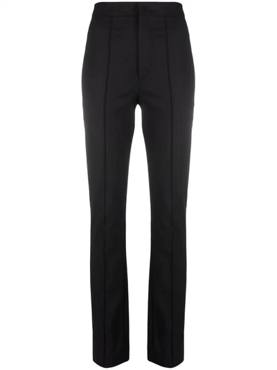 Shop Isabel Marant High-waisted Tapered Trousers In Schwarz