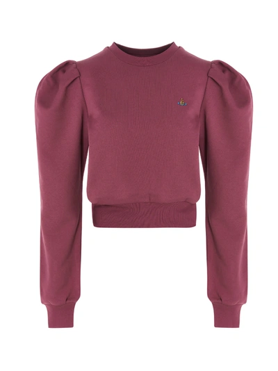 Shop Vivienne Westwood Aeamis Sweatshirt In Fuchsia
