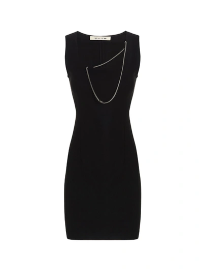 Shop Alyx 1017  9sm Chain Collar Dress In Black