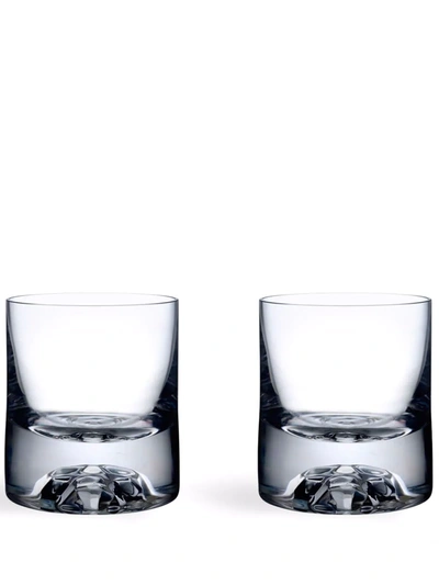Shop Nude Shade Set Of Two Whiskey Glasses In Weiss