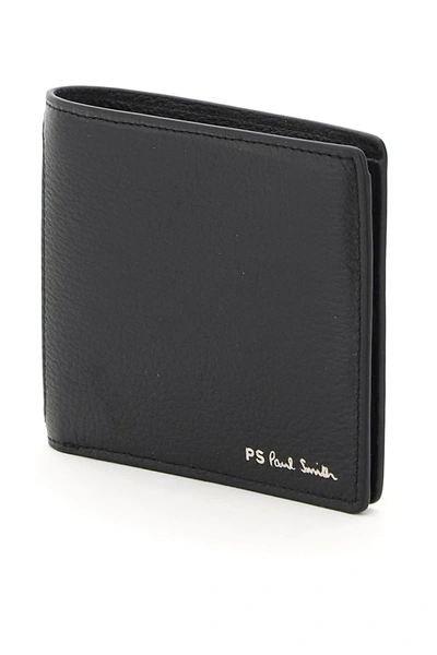 Shop Ps By Paul Smith Ps Stripe Wallet In Black