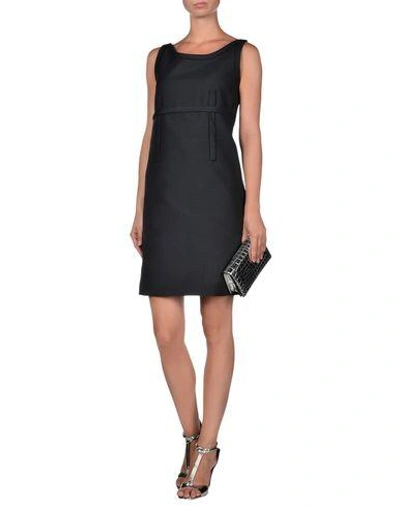 Shop Marni Short Dress In Lead