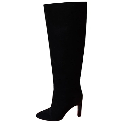 Pre-owned Michel Vivien Boots In Black