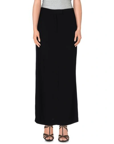 Shop Ann Demeulemeester Long Skirt In Black
