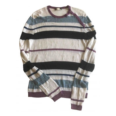 Pre-owned Versace Silk Knitwear & Sweatshirt In Multicolour
