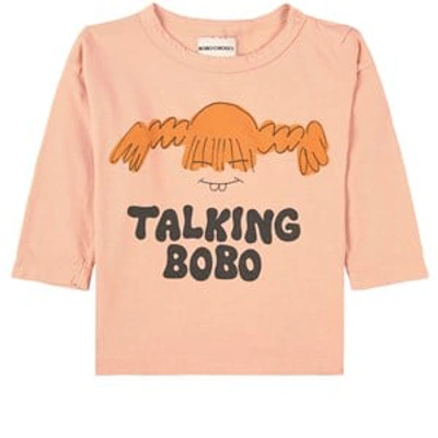 Shop Bobo Choses Rose Cloud Pippi T-shirt In Pink