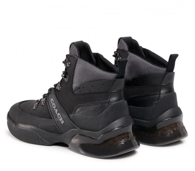 Shop Coach Citysole Hiker Sneakers In Black
