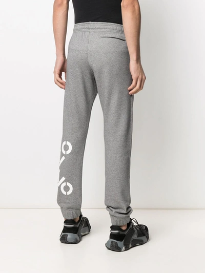 Shop Kenzo Sport Big X Logo Sweatpants In Grey