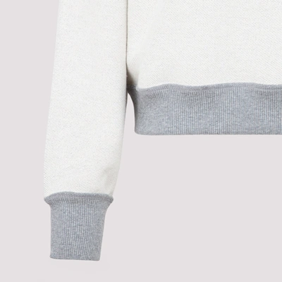 Shop Loewe Anagram Hoodie Sweatshirt In Grey
