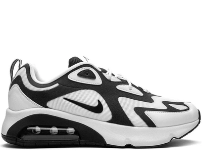 Nike Men's Air Max 200 Running Sneakers From Finish Line In  White/black/anthracite | ModeSens