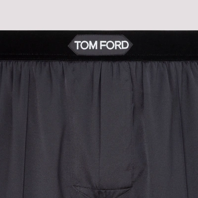 Shop Tom Ford Silk Pijama Underwear In Blue