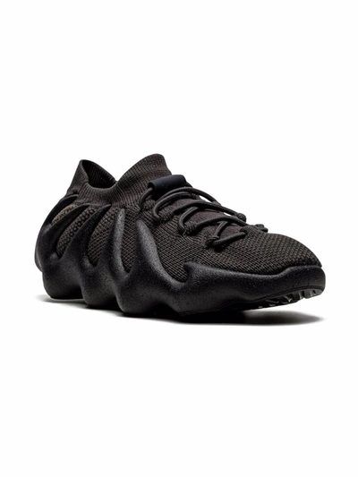 Shop Adidas Originals Yeezy 450 "dark Slate" Sneakers In Black