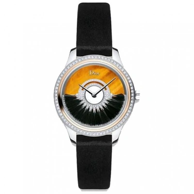 Shop Dior Grand Bal Plume Automatic Diamond Ladies Watch Cd153b2sa001 In Black / Gold / Gold Tone / Plum / Rose / Rose Gold / Rose Gold Tone