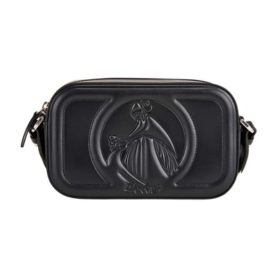 Shop Lanvin Logo Camera Bag In Black