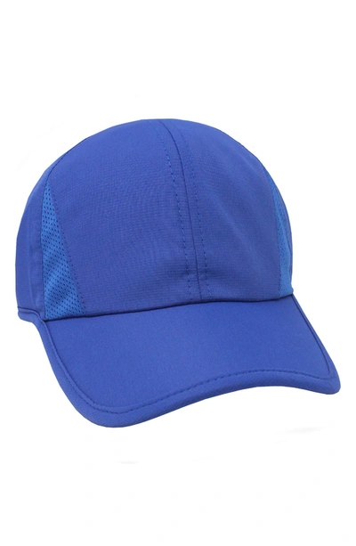 Shop Ponyflo Active  Solid Cap In Blue